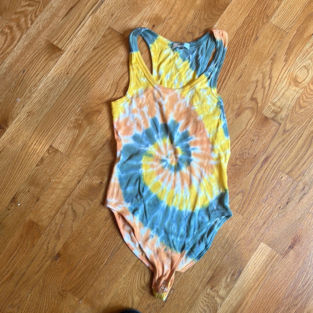 AGOLDE tie dye bodysuit